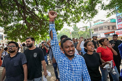 Protest over UPSC aspirants' death in Delhi